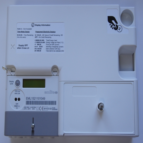 Emlite EMLP coin meter with builtin prepayment Emlite EMLP coin meter with builtin prepayment
