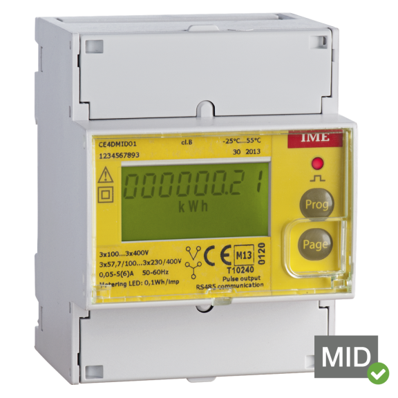 IME Conto D4 Three Phase Multi-function Series with Pulse and Modbus 