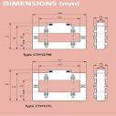 127 Series dimensions