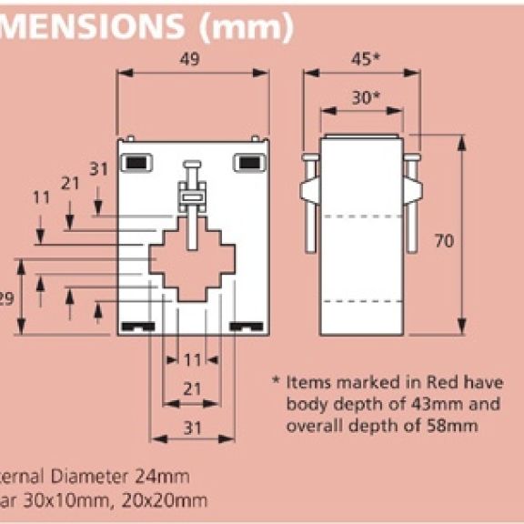 CT143 Dimensions