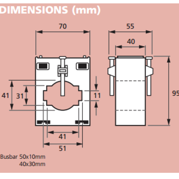 CT175 Series Dimensions