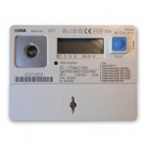 Iskra ME162 100A Dual Rate meter